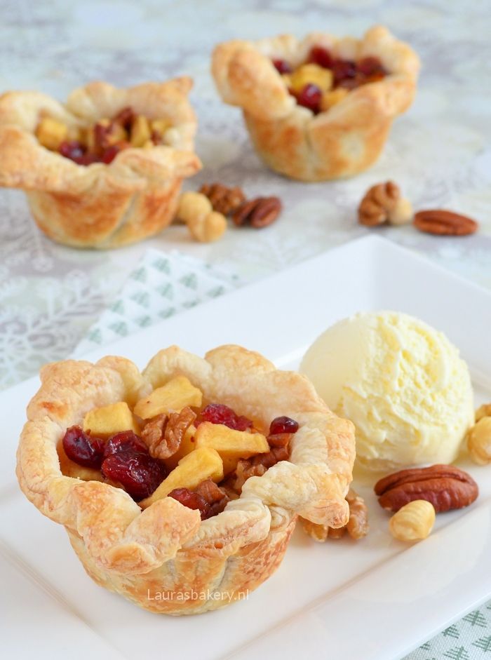 appelgebakjes met cranberries en noten 4a