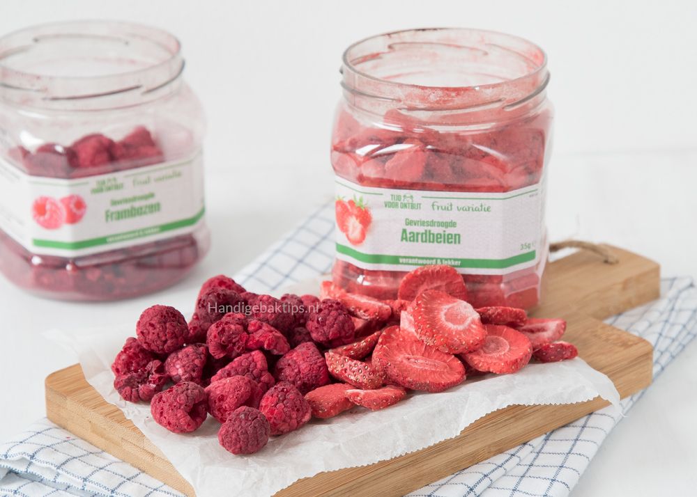 BAKKEN MET GEVRIESDROOGD FRUIT
