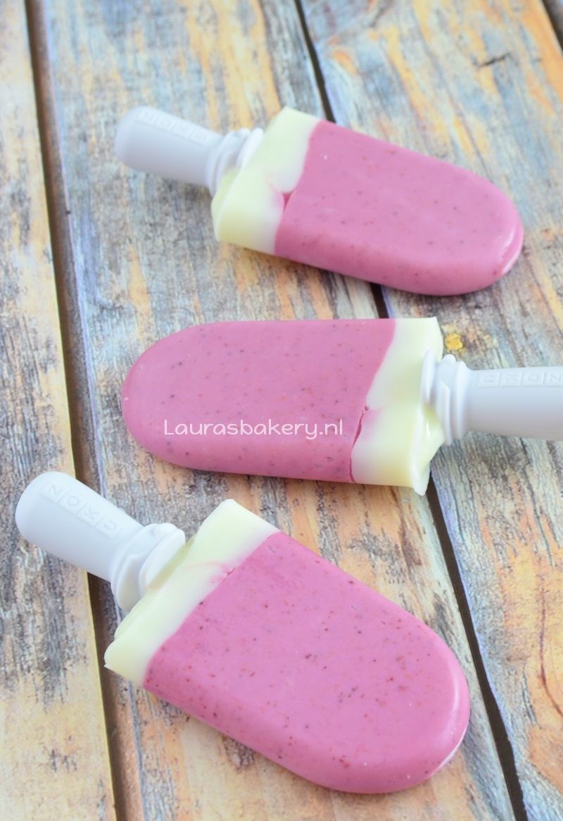 bosbessen yoghurt ijsjes 