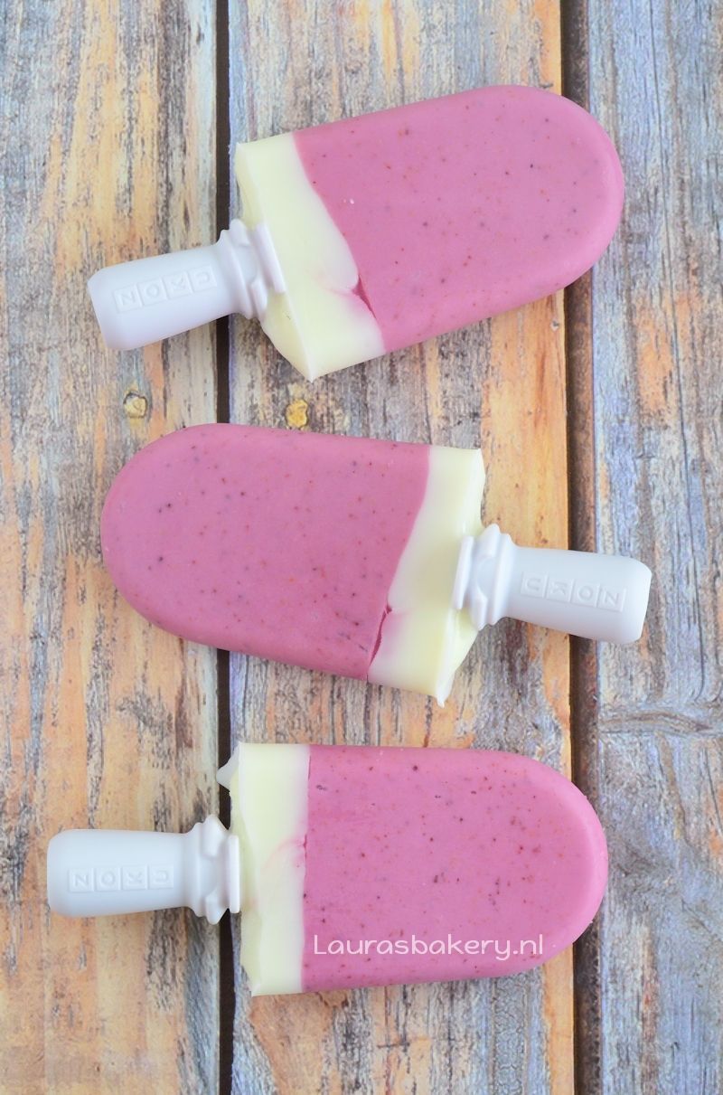 bosbessen yoghurt ijsjes 