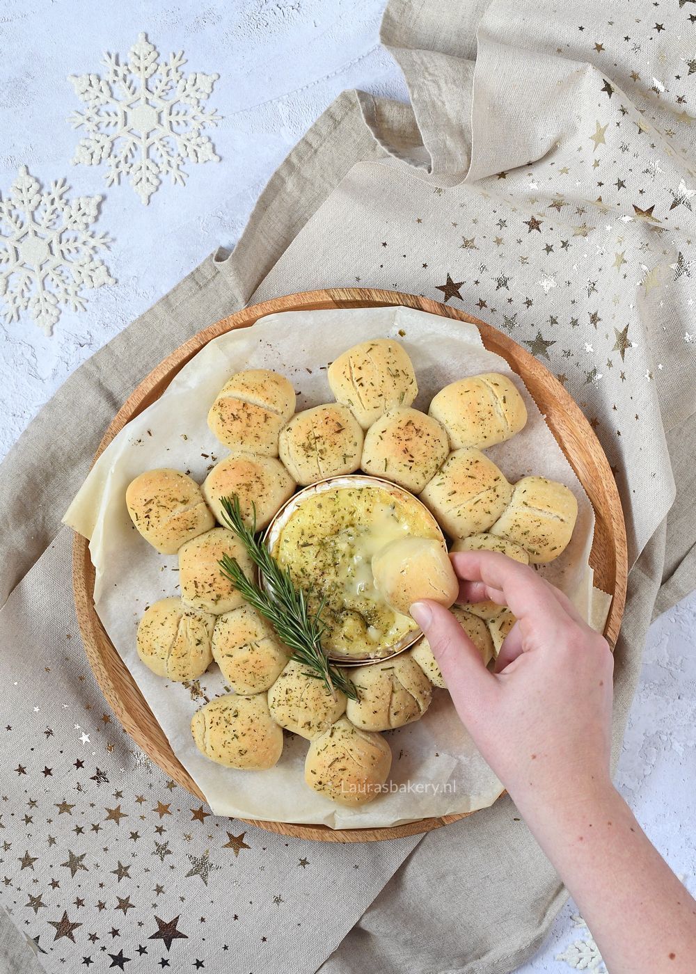 BROODKRANS MET CAMEMBERT recept 