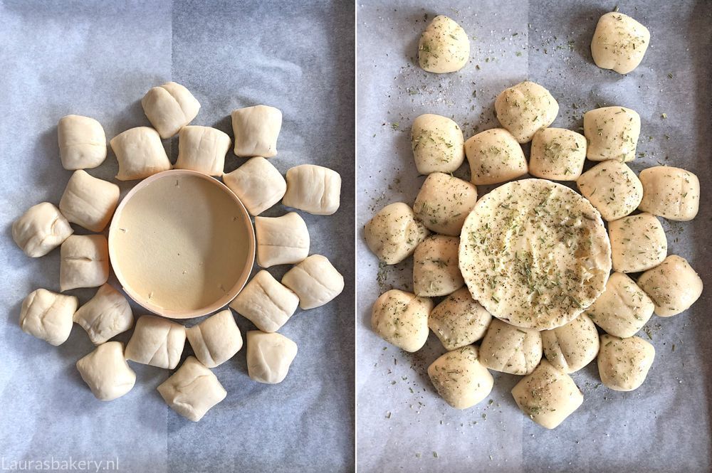 BROODKRANS MET CAMEMBERT maken 