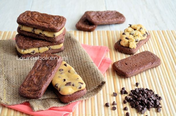 brownie cookie dough sandwiches 2a