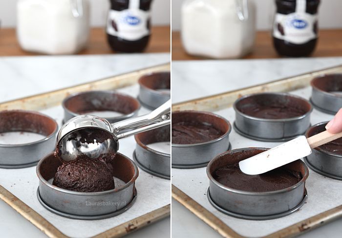BROWNIE-KERSEN GEBAKJES bakken 