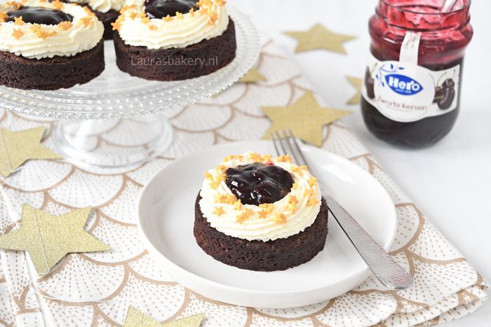  BROWNIE-KERSEN GEBAKJES maken 