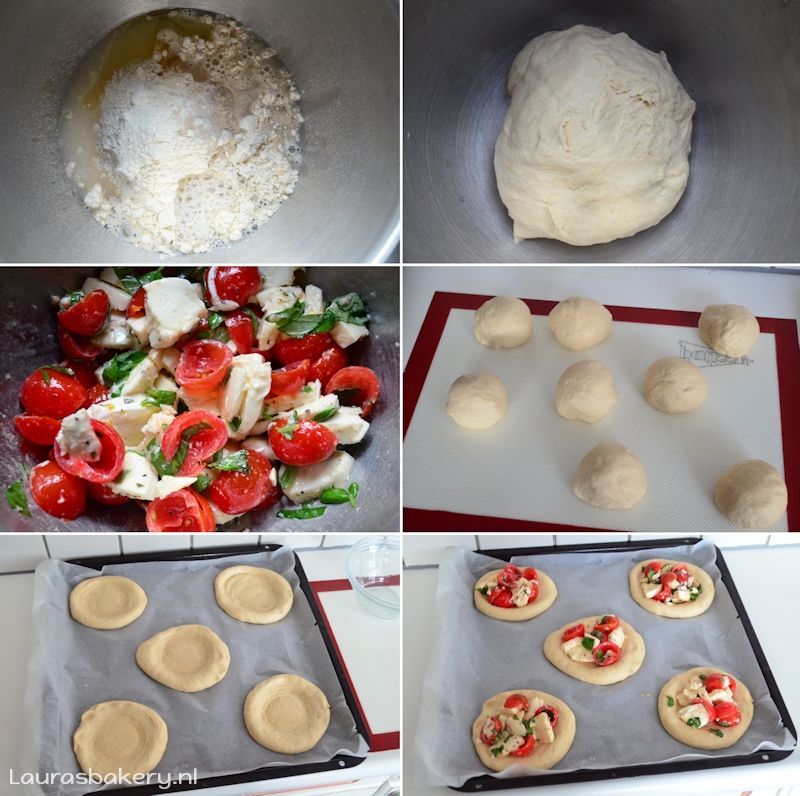 caprese broodjes 