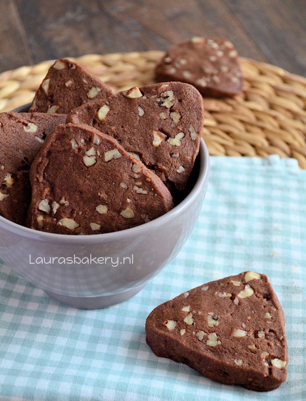 chocolade hazelnoot pecannoot koekjes 1a