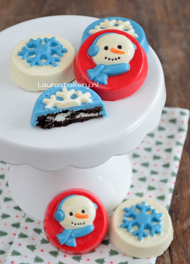 chocolade oreo kerstkoekjes 