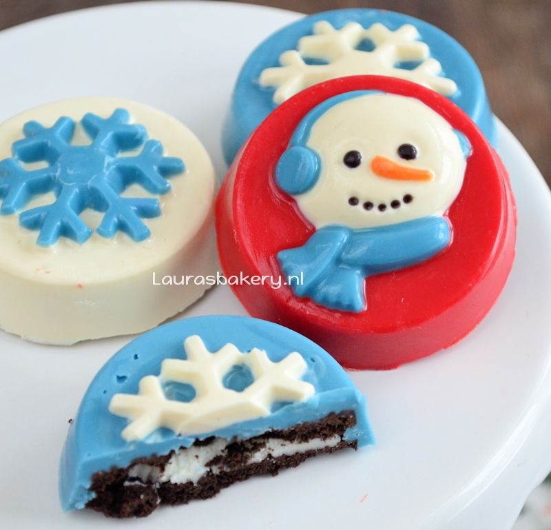 chocolade oreo kerstkoekjes 