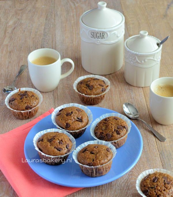 chocolate chip koffie muffins 1a