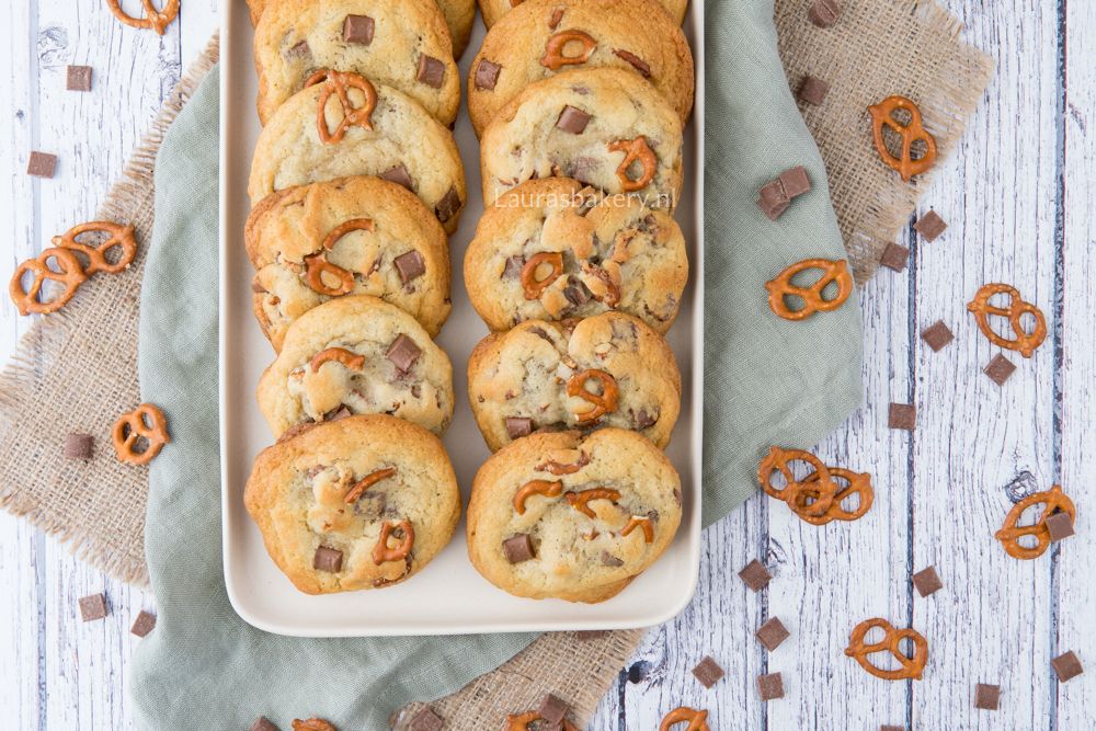 CHOCOLATE CHIP COOKIES MET PRETZELS
maken