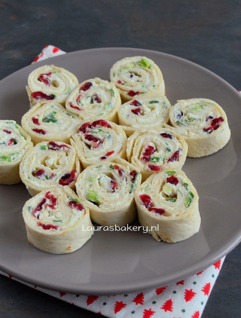 cranberry feta wraps 