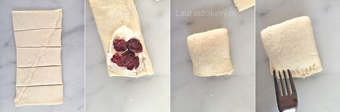 recept CRANBERRY-ROOMKAAS CROISSANTHAPJES
