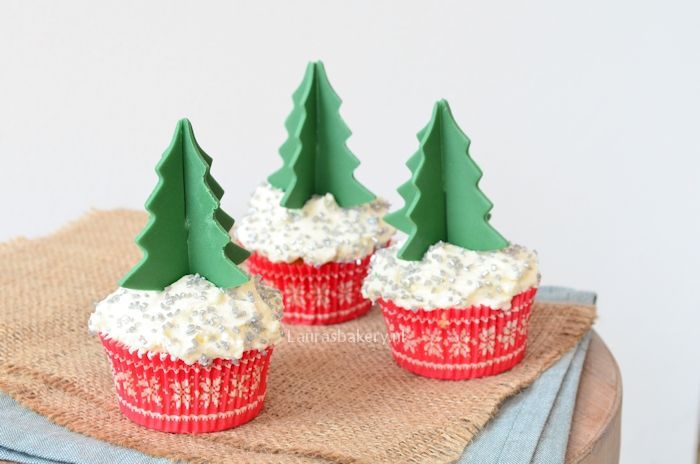 cupcakes met 3D kerstboom 2a