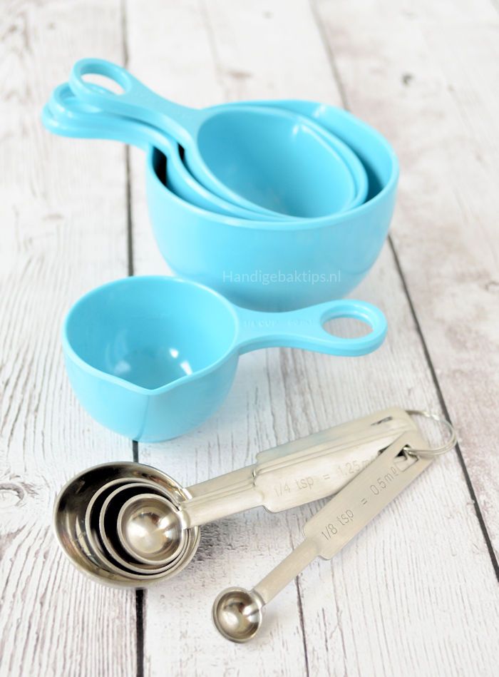 Inhoud van cups en spoons