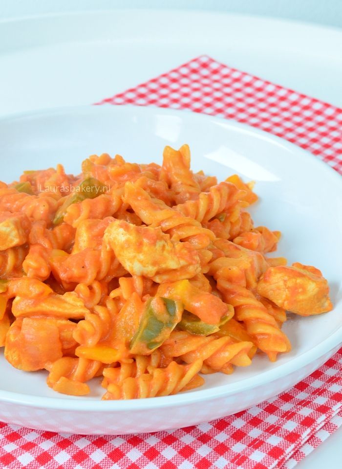 eenpans pasta met kip 1a