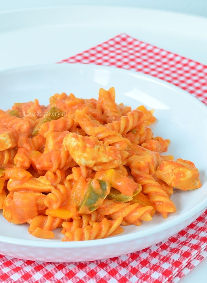 eenpans pasta met kip 1a