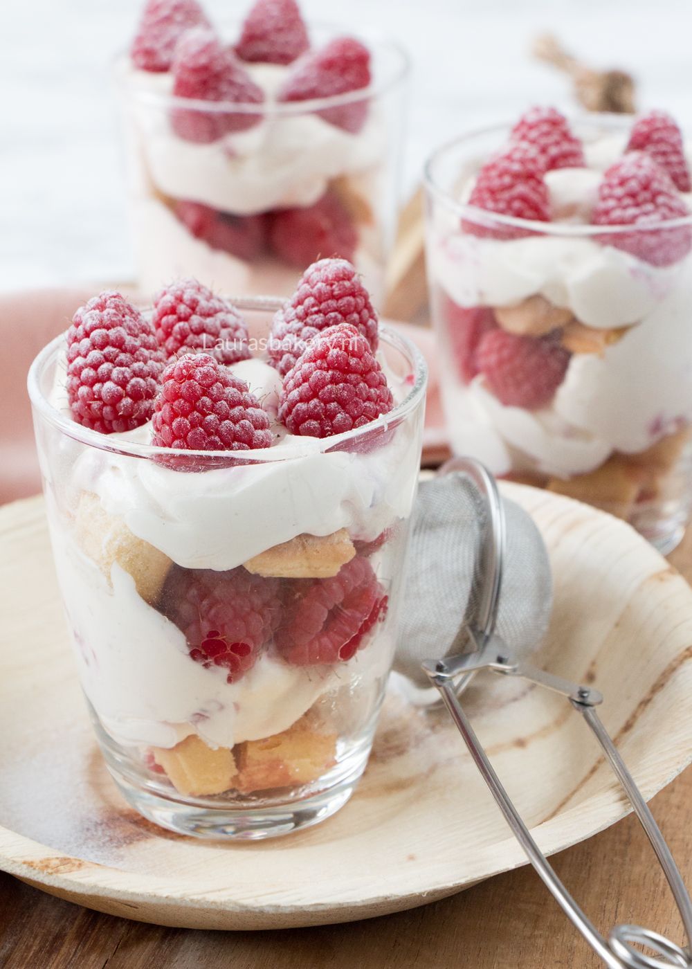 FRAMBOZEN CHEESECAKE GLAASJES recept