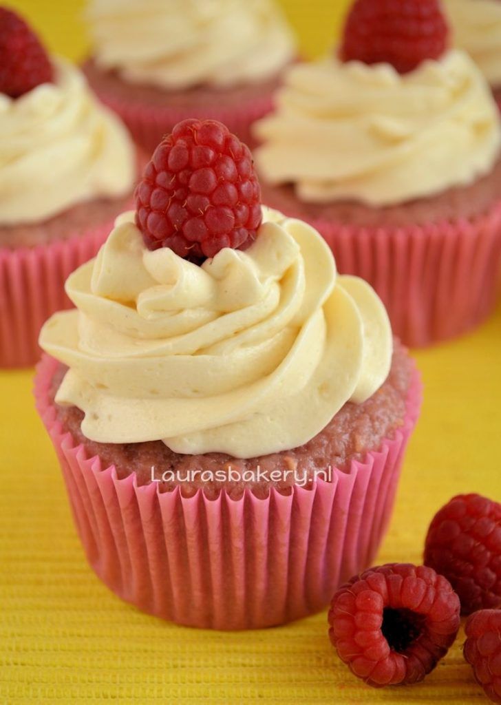 frambozen cupcakes 1a