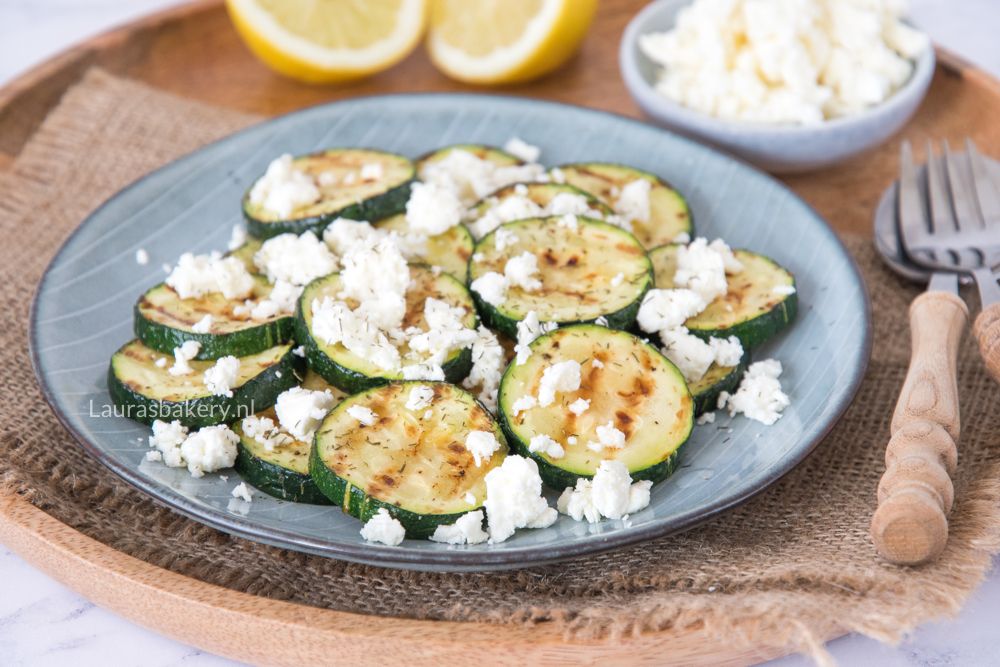 GEGRILDE COURGETTE MET FETA
recept 