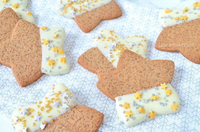 gingerbread sterren met witte chocolade 2a