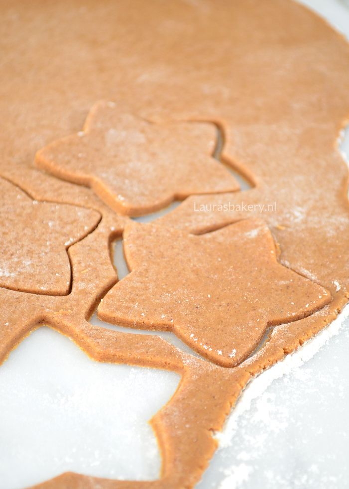 gingerbread sterren met witte chocolade 3a