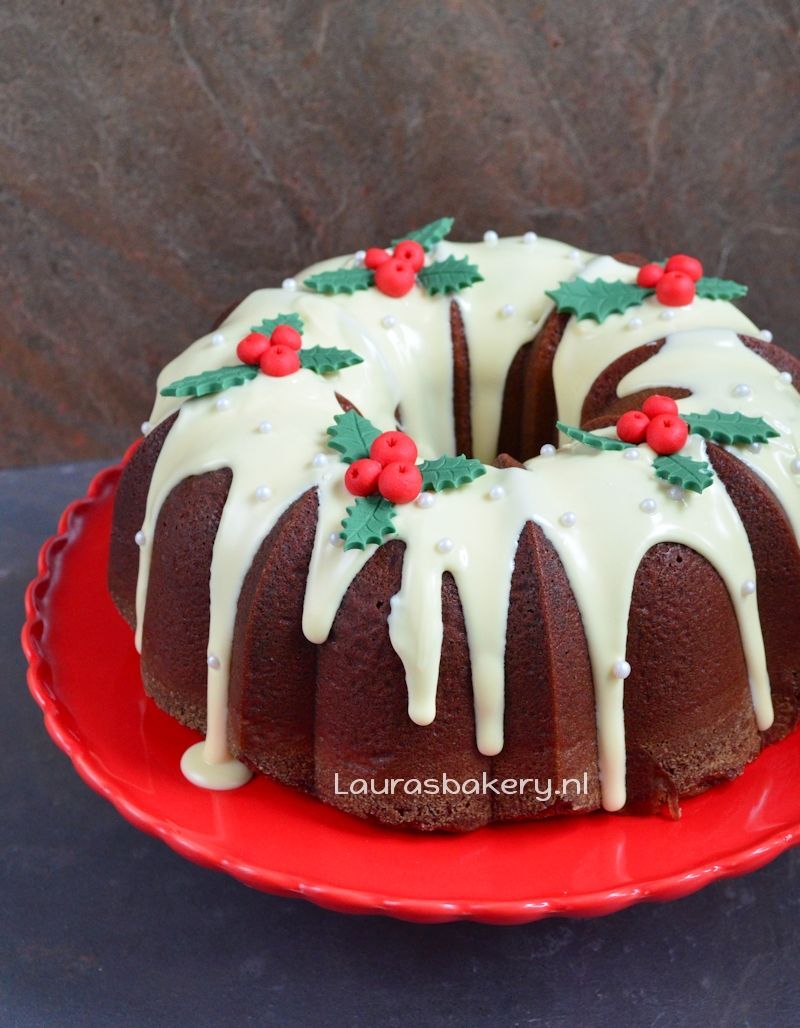 Gingerbread tulband met witte chocola