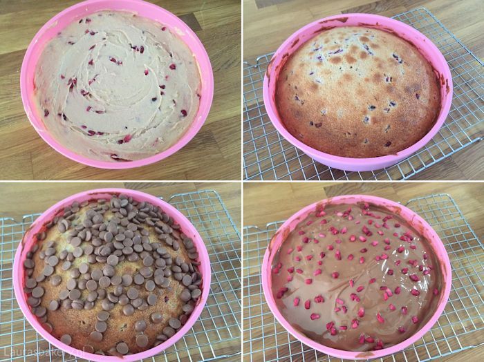 granaatappel cake met chocolade 3a