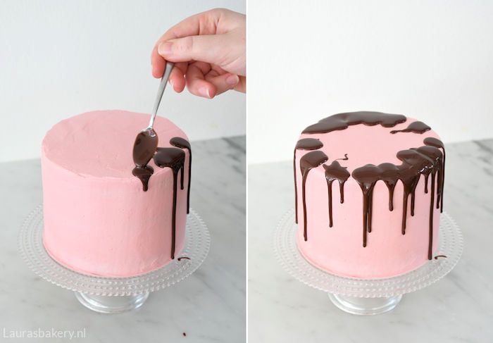 how to drip cake