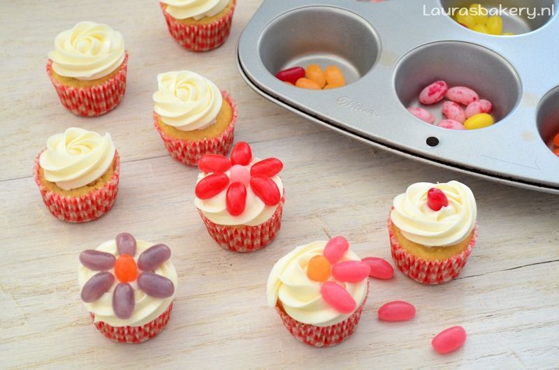 jelly bean bloemen cupcakes 5a