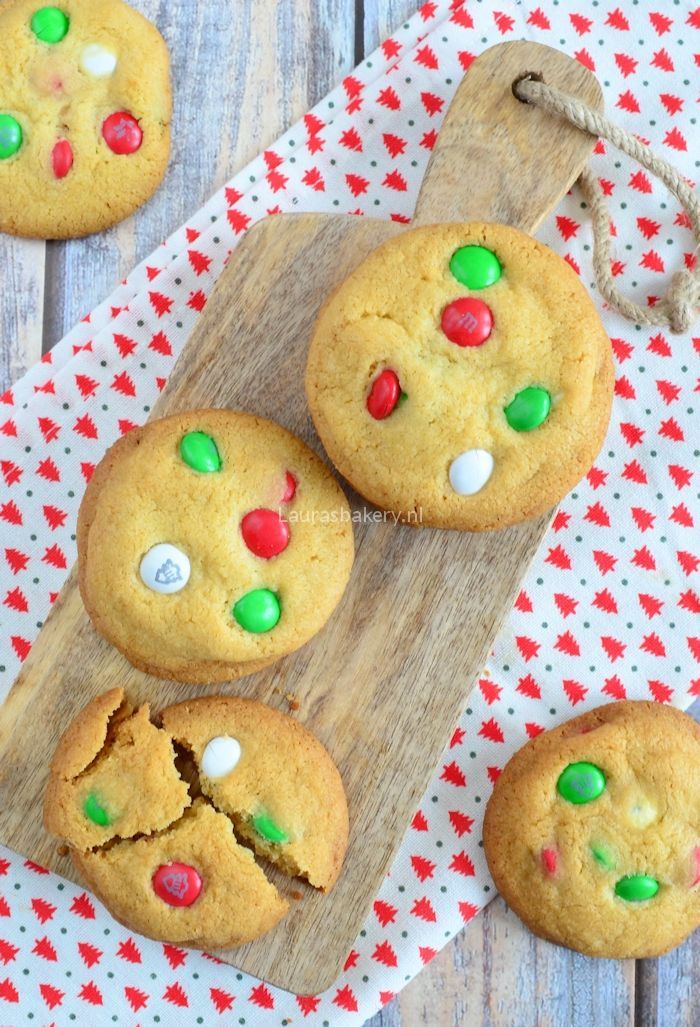 Kerst chocolate chip cookies