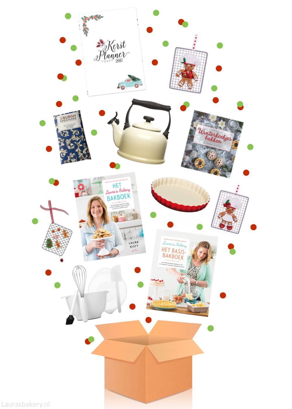 Fonkelnieuw Laura's Bakery kerstpakket winactie - Laura's Bakery EQ-85