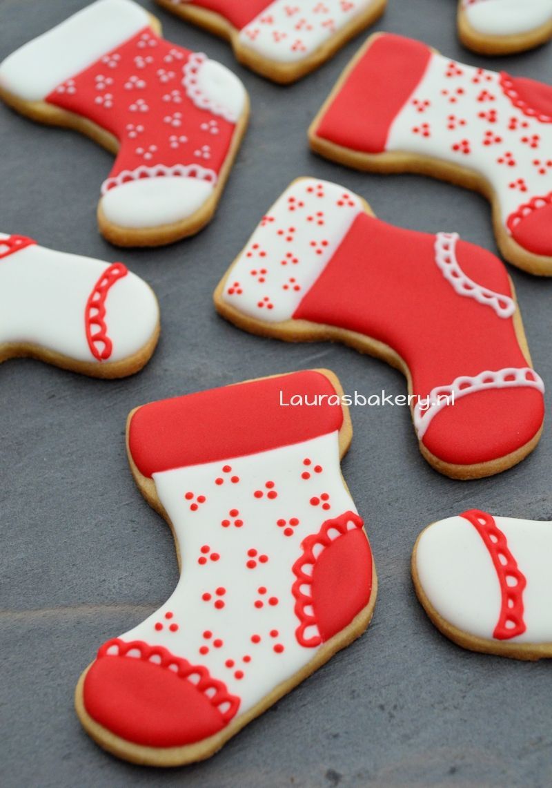 Kerstsokken koekjes