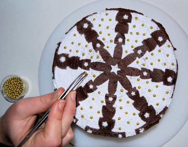 CHOCOLADE FUDGETAART kerst 