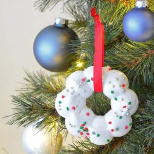 Meringue kerstkransjes