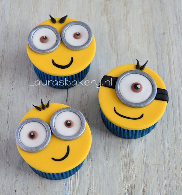 buitenspiegel pepermunt regering Minion Cupcakes - Laura's Bakery