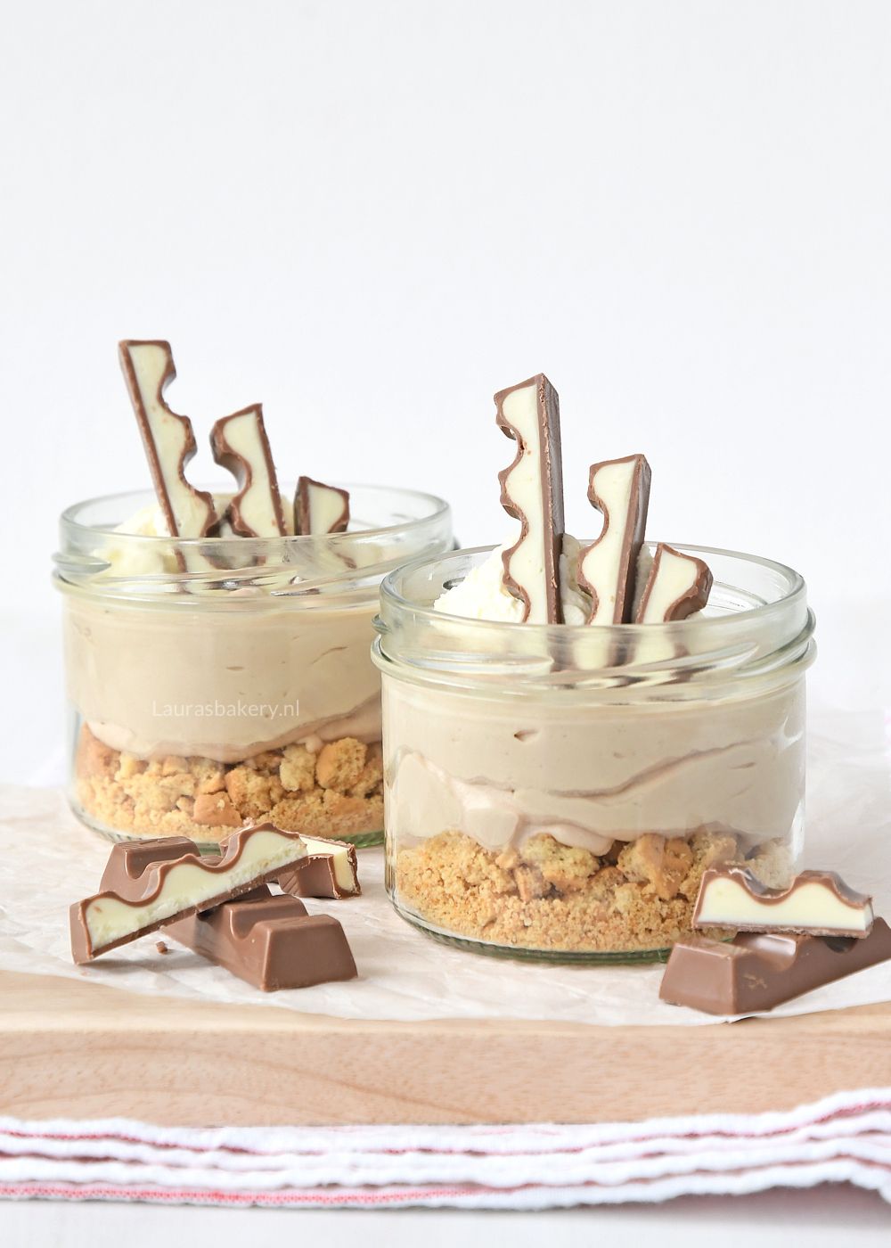 no bake kinder chocolade mini cheesecakes recept