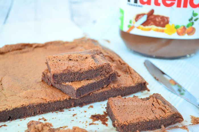 Brownie met Nutella bakken