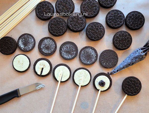 Lieveheersbeestje Oreo pops