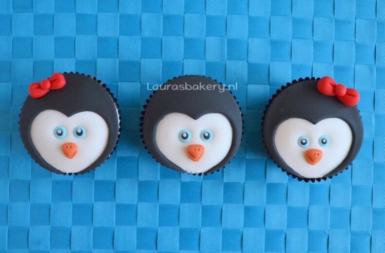 pinguin cupcakes 2a