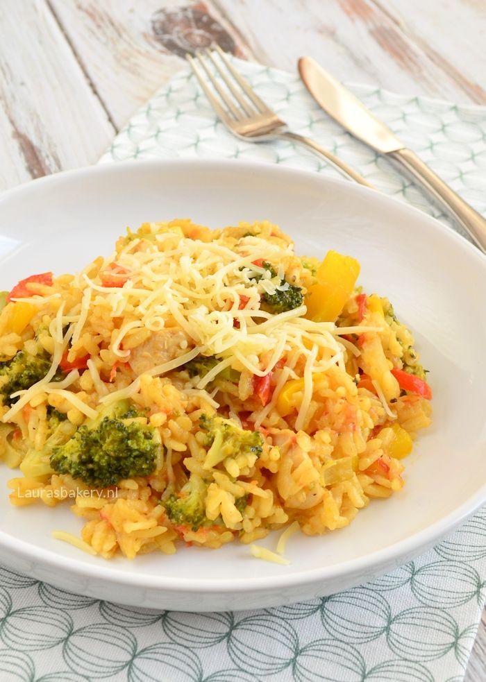 risotto met broccoli en kip 1a