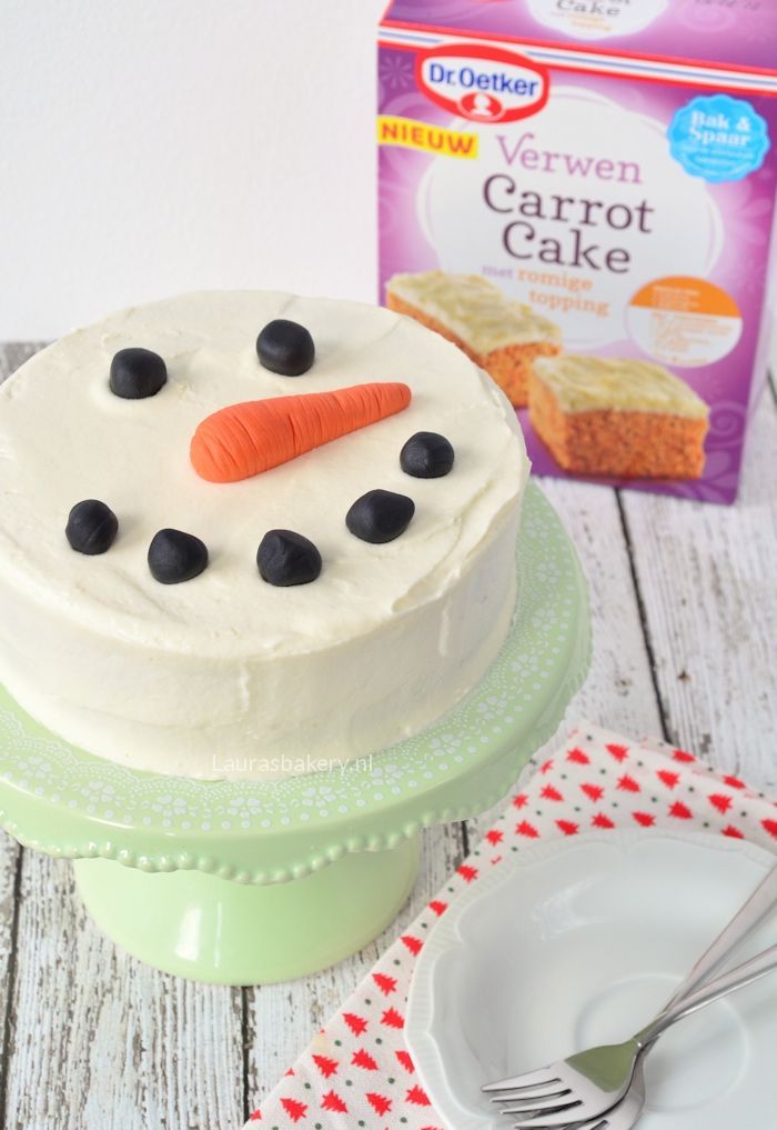 sneeuwman carrot cake 1a
