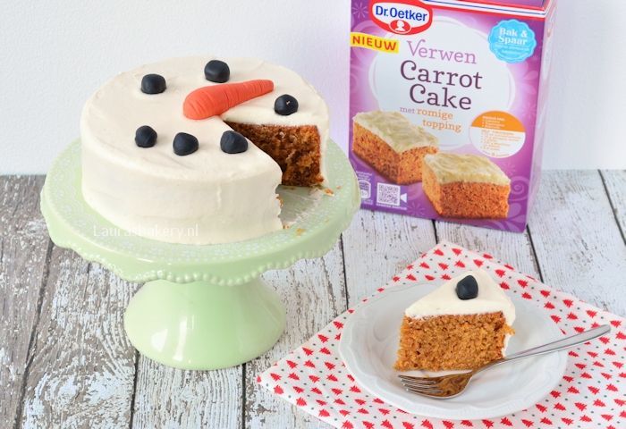sneeuwman carrot cake 2a