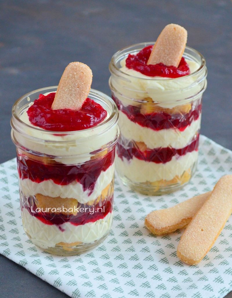 snelle cranberry tiramisu