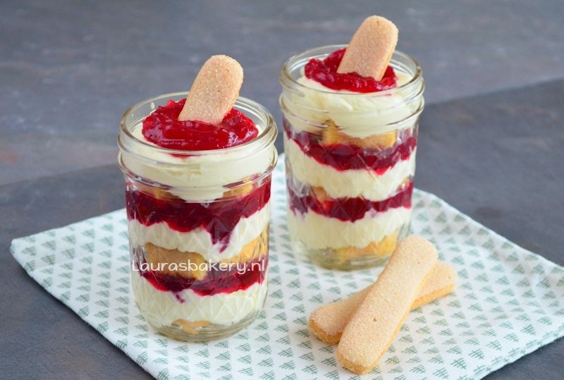 snelle cranberry tiramisu