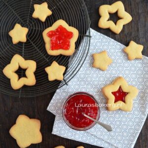 Sterren sandwich koekjes
