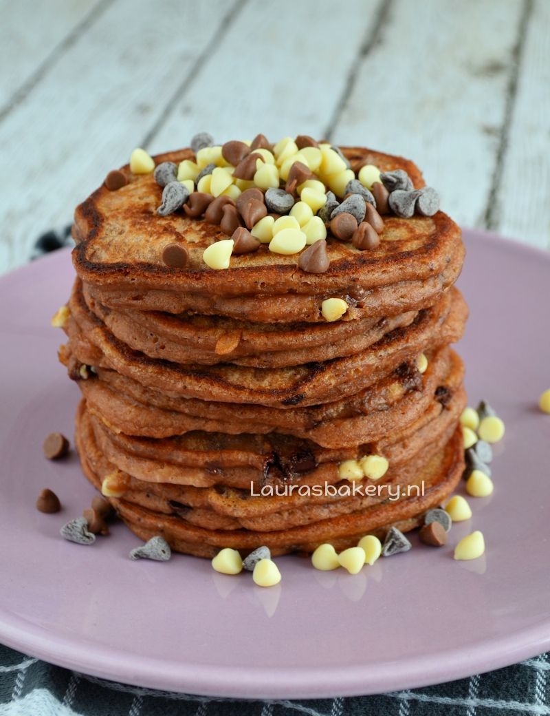 triple chocolate pancakes 