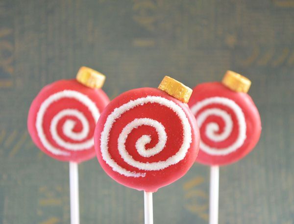 Oreo kerstbal pops