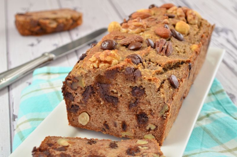 Glutenvrij bananenbrood met noten