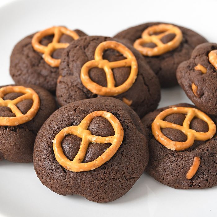 Chocolade-pretzel koekjes